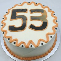 Number - Buttercream Icing with a Large Number